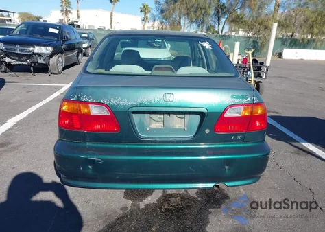 1999 Honda Civic Lx из США, поврежденный, VIN 2HGEJ6579XH501763